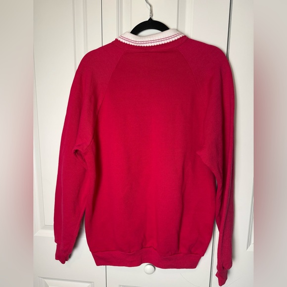 VINTAGE Gopher sport collared teddy bear sweatshirt - Picture 5 of 6